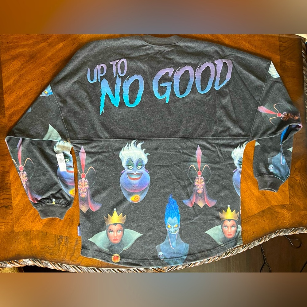 Disney Villain “up to no good” Spirit Jersey NWT